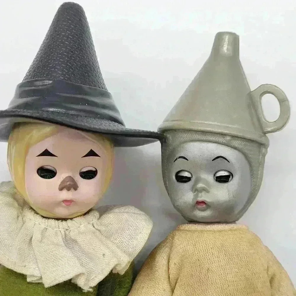 2 McDonalds Mini Figurines The Wizard of Oz Madame Alexander Scarecrow & Tin Man - Picture 2 of 12